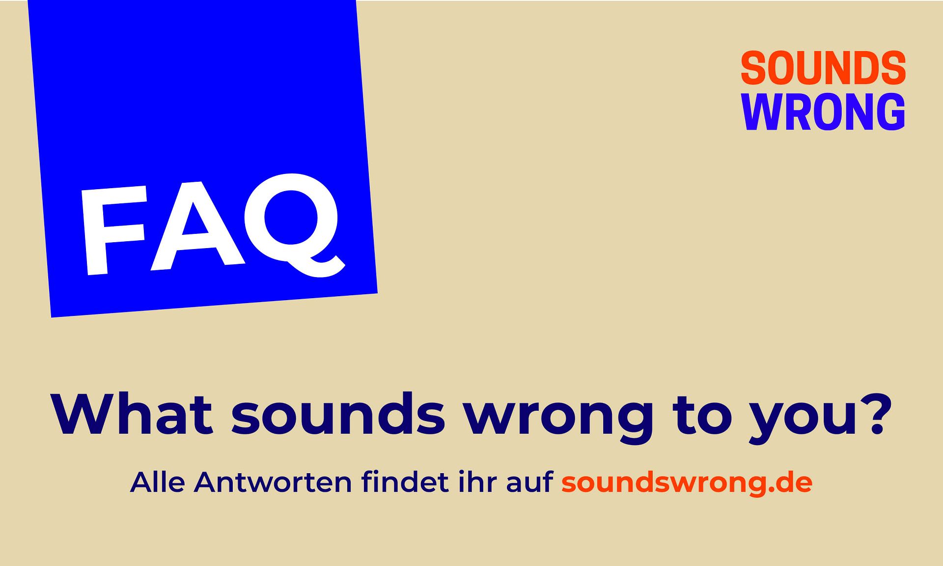 Sounds Wrong beantwortet die FAQs zum richtigen Umgang mit strafbaren Inhalten im Netz.